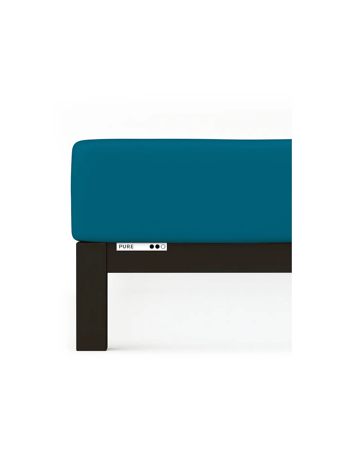 SCHLAFGUT | Jersey Spannleintuch PURE 180x200cm Blue Mid XL | petrol